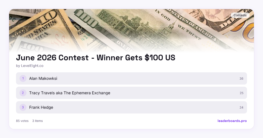 June 2026 Contest - Winner Gets $100 US | Leaderboards Pro